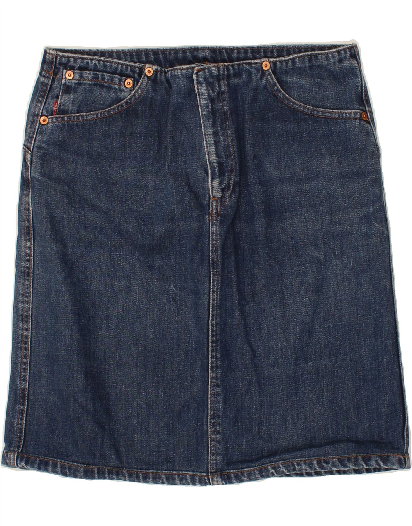 Mid length denim skirts pattern best sale