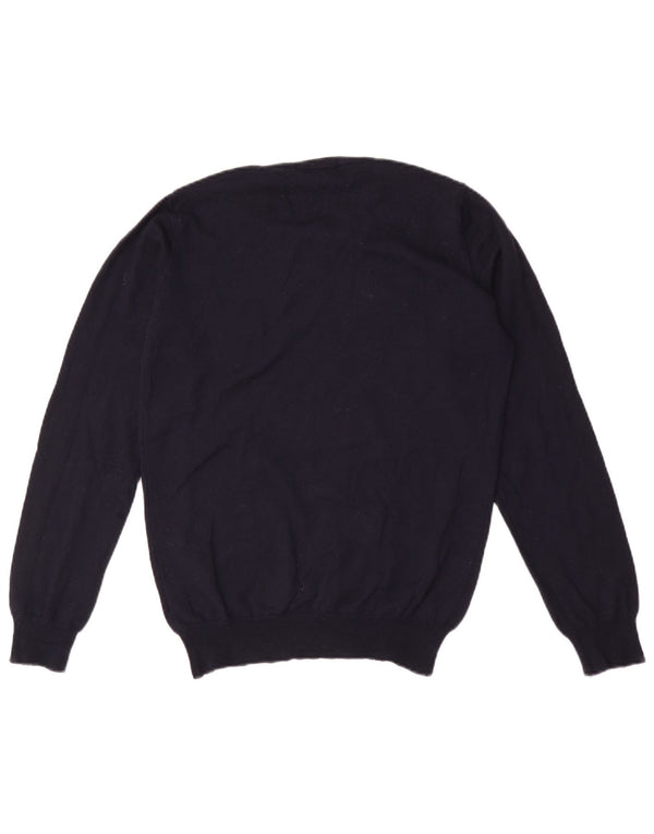 Guess By Marciano Womens Crew Neck Jumper Sweater UK 14 Medium Navy Blue