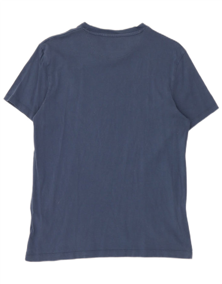 Timberland Mens Slim Fit T-Shirt Top Medium Navy Blue Cotton