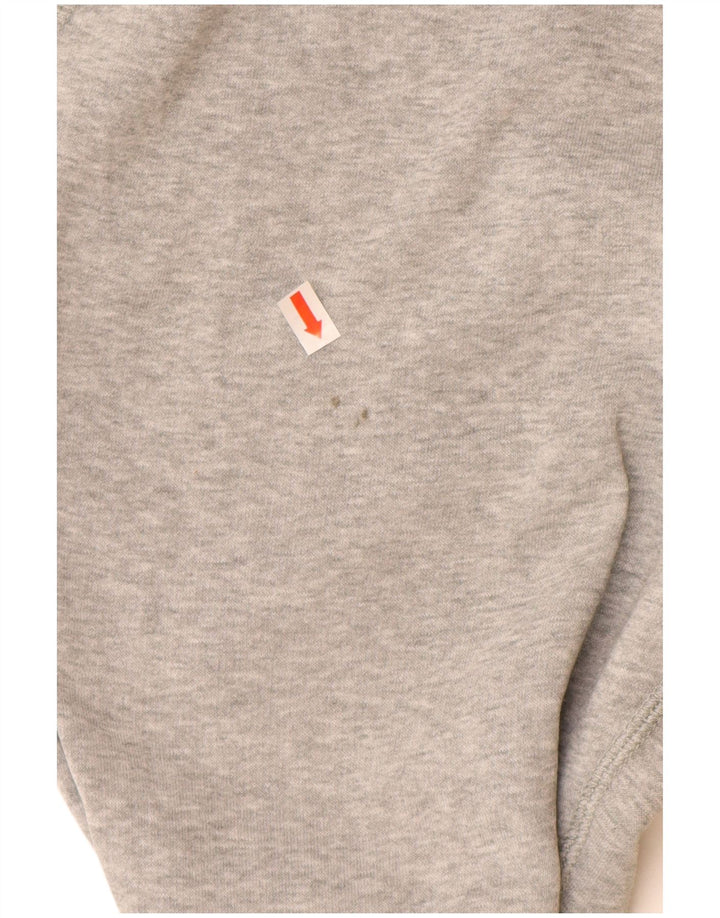 CONVERSE Mens Tracksuit Trousers Joggers Small Grey Flecked Cotton