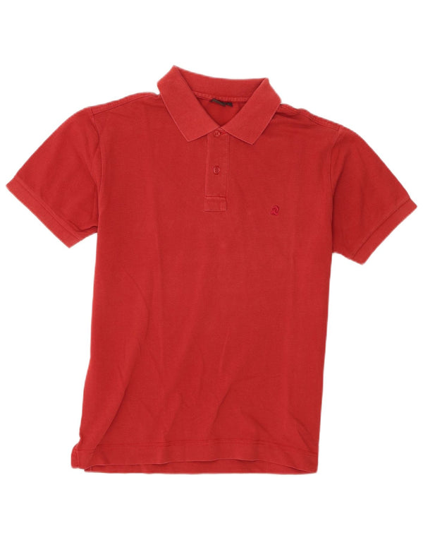 Invicta Mens Polo Shirt IT 46 Small Burgundy Cotton