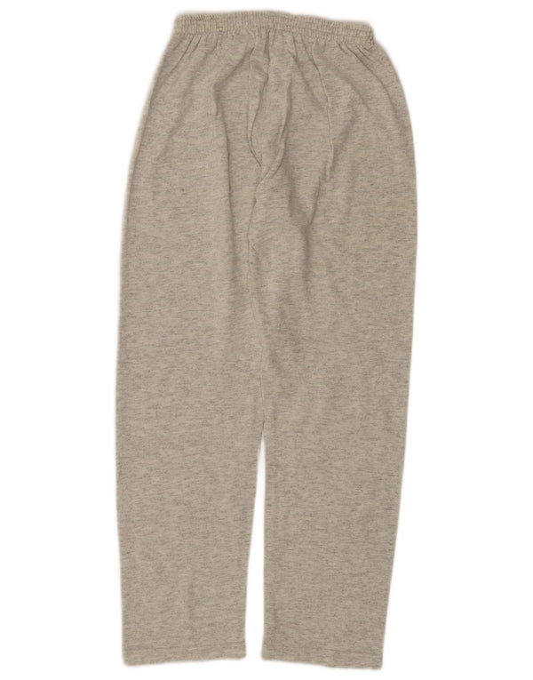 CHAMPION Womens Tracksuit Trousers UK 8 Small  Grey Flecked Cotton