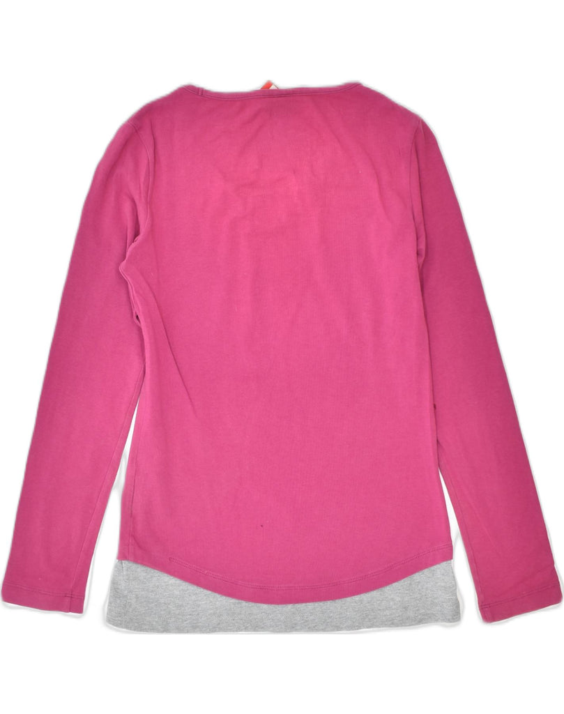 CHAMPION Womens Top Long Sleeve UK 12 Medium Pink | Vintage | Thrift | Second-Hand | Used Clothing | Messina Hembry 