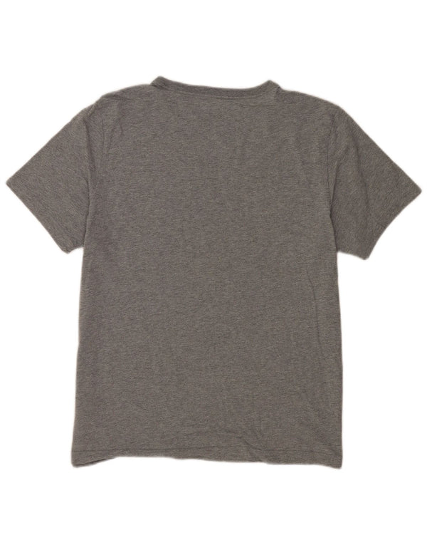 Puma Mens Graphic T-Shirt Top Large Grey Cotton