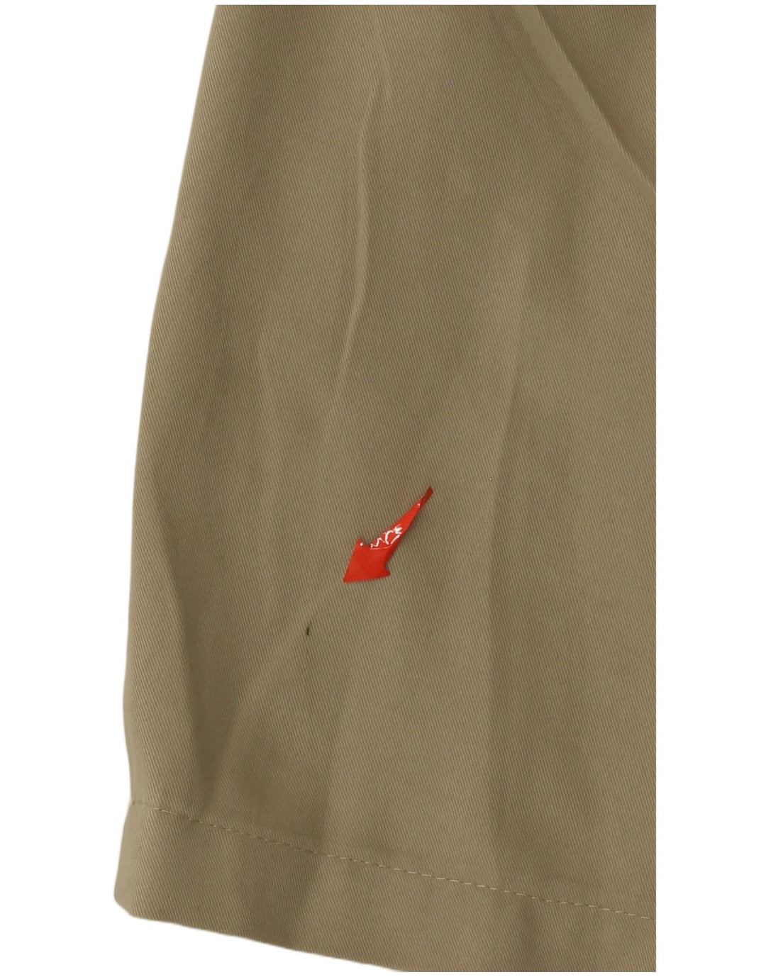 Izod Mens Chino Shorts W38 XL Beige Polyester