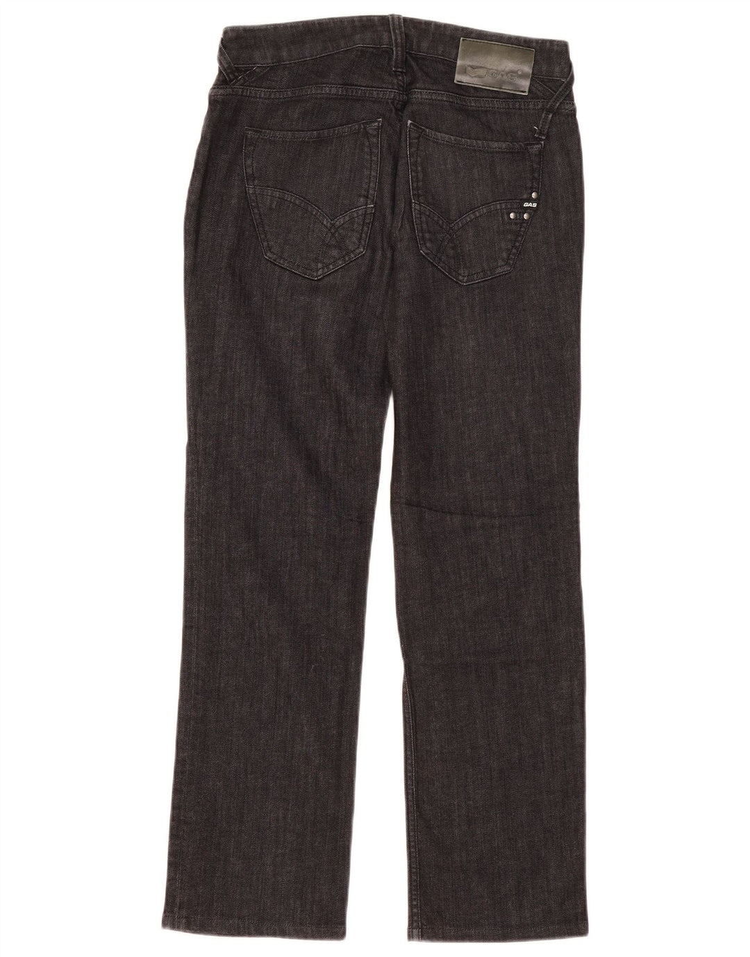 Gas Womens Straight Jeans W30 L30 Grey Cotton