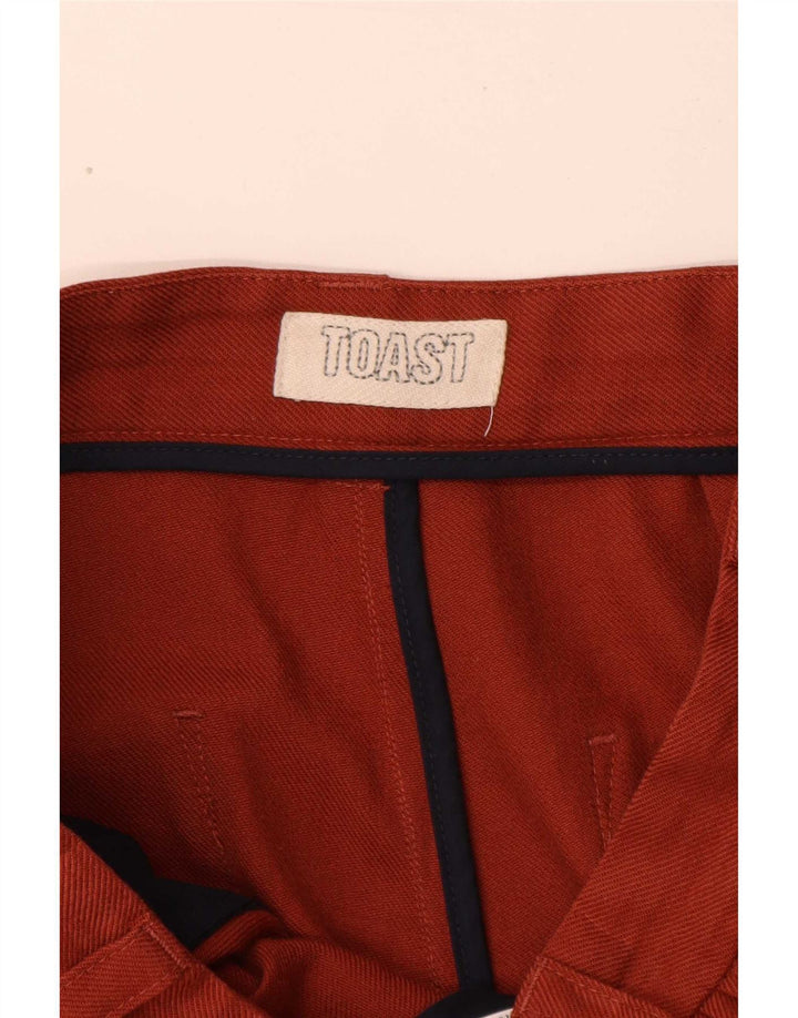Toast Womens Loose Fit Pegged Trousers W30 L30 Brown