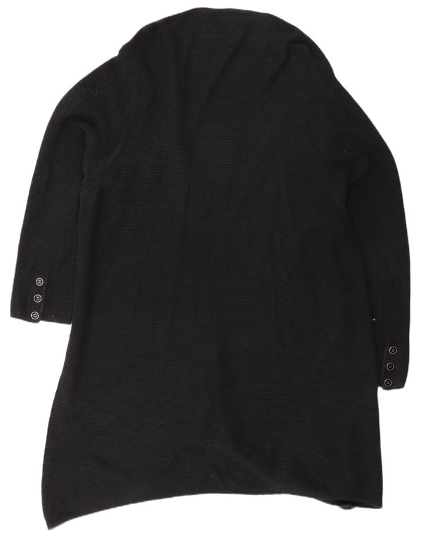 Marks & Spencer Womens Autograph Longline Cardigan Sweater UK 18 XL Black