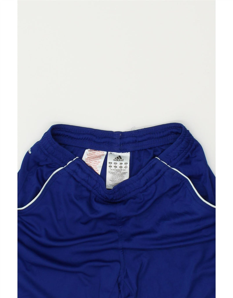 ADIDAS Boys Climalite Sport Shorts 7-8 Years Blue Polyester | Vintage Adidas | Thrift | Second-Hand Adidas | Used Clothing | Messina Hembry 