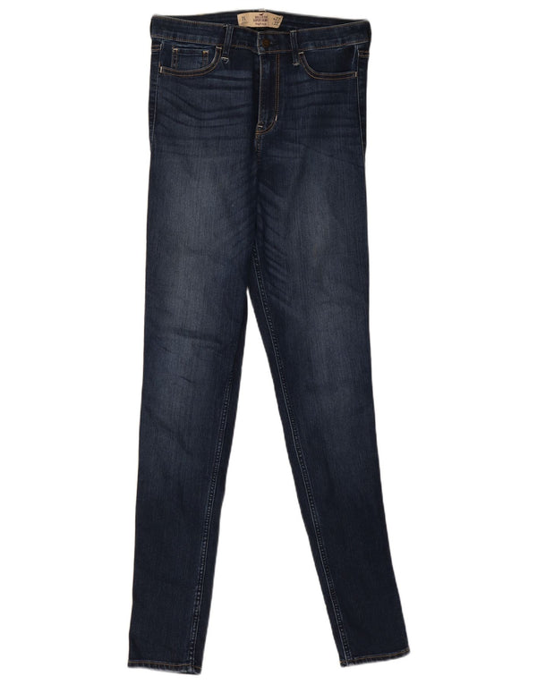 Hollister Womens High Rise Skinny Jeans US 7 Medium W27 L33 Blue Cotton
