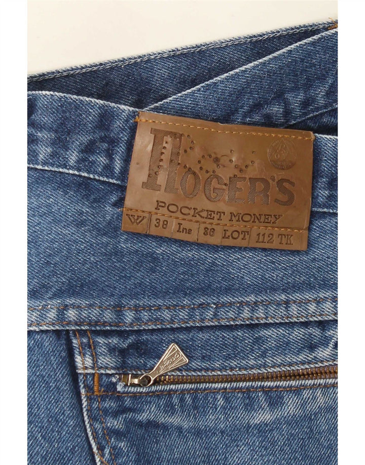 Roy Rogers Mens Straight Jeans W38 L30 Blue