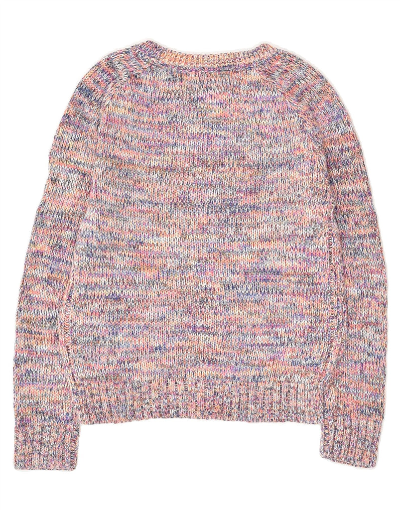 GAP Girls Boat Neck Jumper Sweater 7-8 Years Medium Multicoloured Flecked | Vintage Gap | Thrift | Second-Hand Gap | Used Clothing | Messina Hembry 