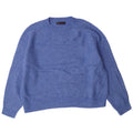MARKS & SPENCER Womens Crew Neck Jumper Sweater UK 16 Large Blue Acrylic