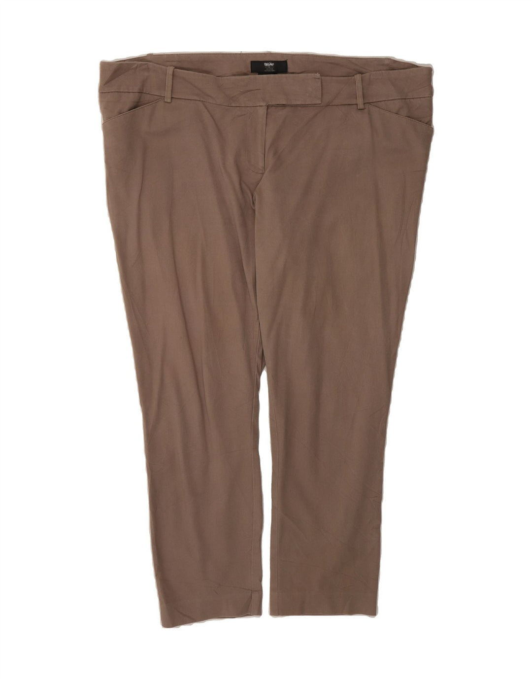 MOSSIMO Womens Slim Cropped Trousers US 18 2XL W44 L26 Grey Cotton Vintage Mossimo and Second-Hand Mossimo from Messina Hembry 
