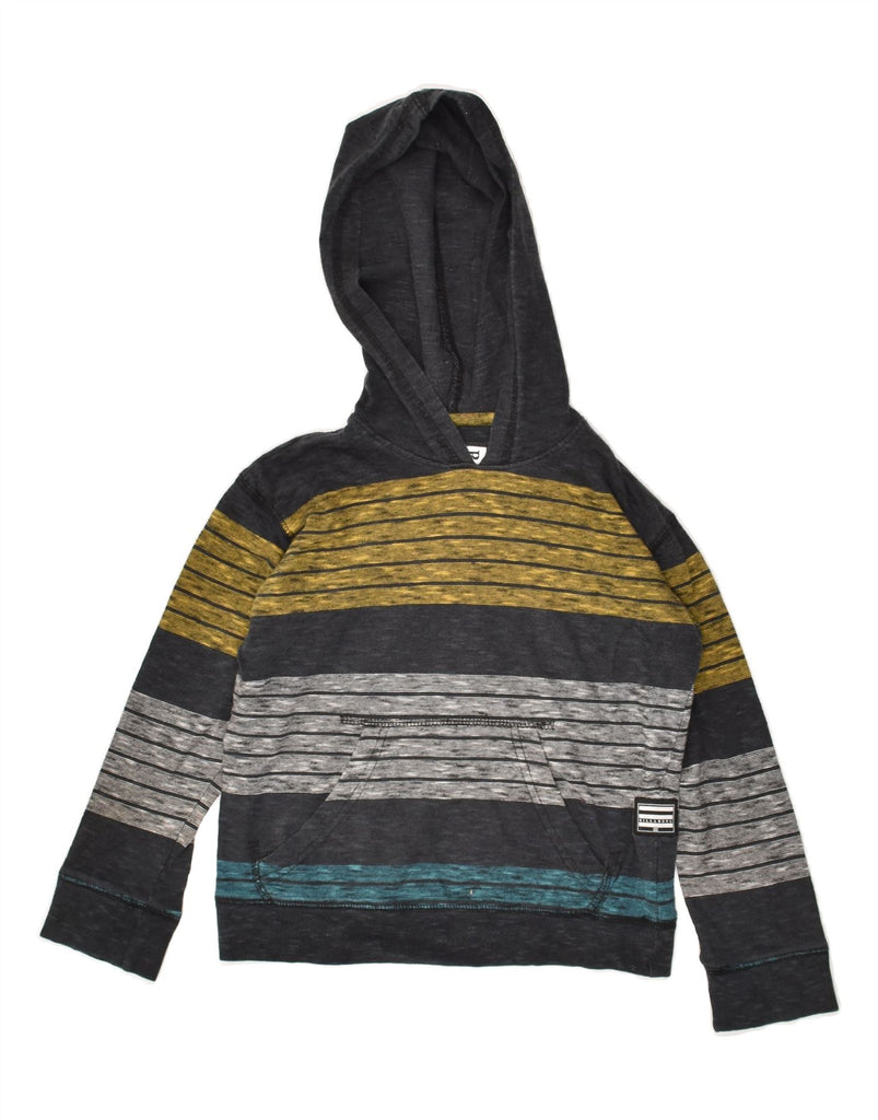 BILLABONG Boys Hoodie Jumper 3-4 Years Small Navy Blue Striped Cotton | Vintage Billabong | Thrift | Second-Hand Billabong | Used Clothing | Messina Hembry 