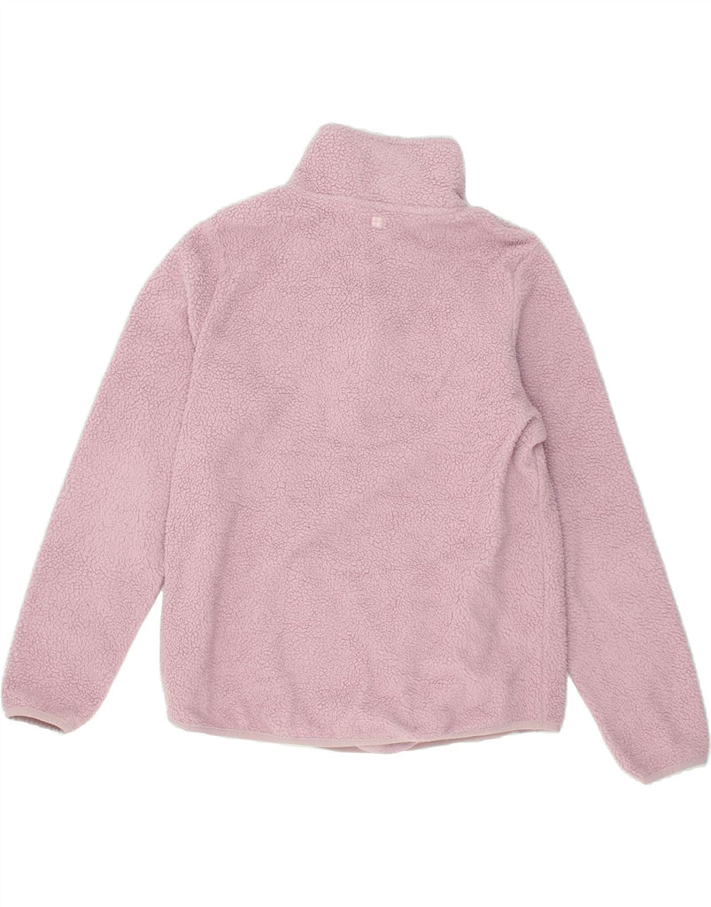 MOUNTAIN WAREHOUSE Womens Zip Neck Fleece Jumper UK 18 XL Pink | Vintage Mountain Warehouse | Thrift | Second-Hand Mountain Warehouse | Used Clothing | Messina Hembry 