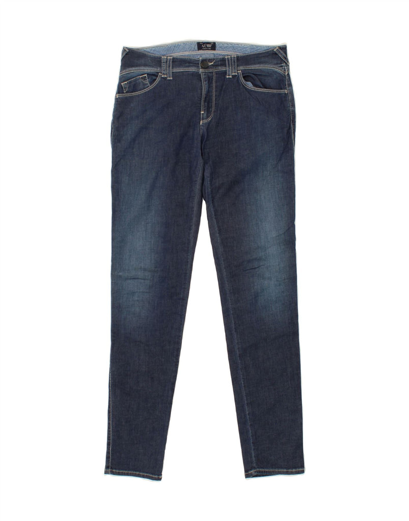 ARMANI Womens Skinny Jeans W29 L30  Blue Cotton Vintage Armani and Second-Hand Armani from Messina Hembry 