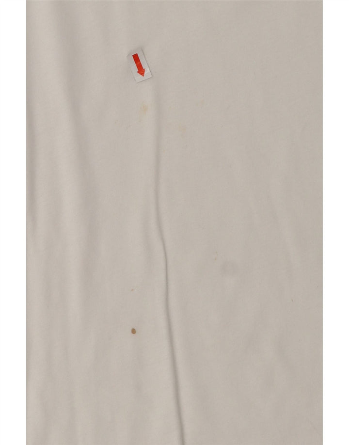 LEVI'S Womens Graphic T-Shirt Top UK 12 Medium White