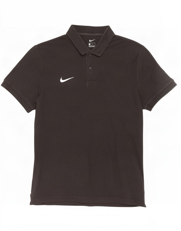 Nike Mens Polo Shirt Large Black Cotton
