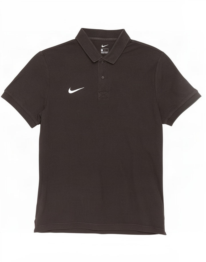 Nike Mens Polo Shirt Large Black Cotton