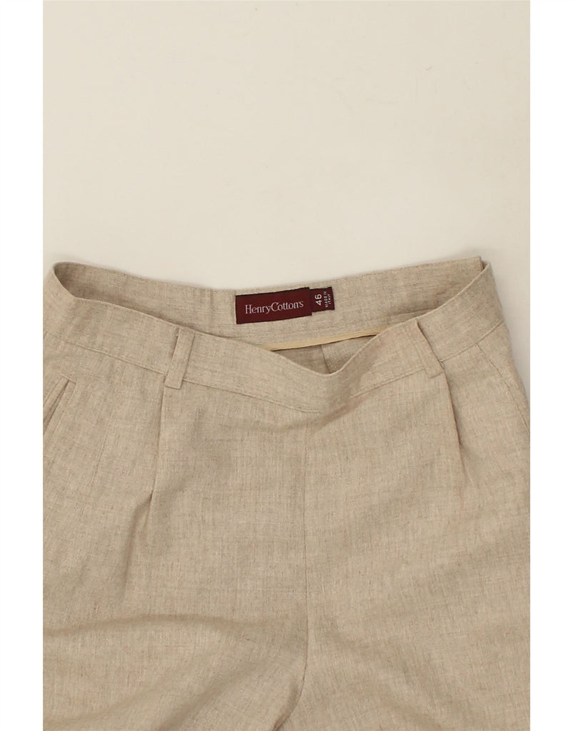 HENRY COTTONS Womens Tapered Chino Trousers IT 46 Large W28 L27  Beige | Vintage Henry Cottons | Thrift | Second-Hand Henry Cottons | Used Clothing | Messina Hembry 