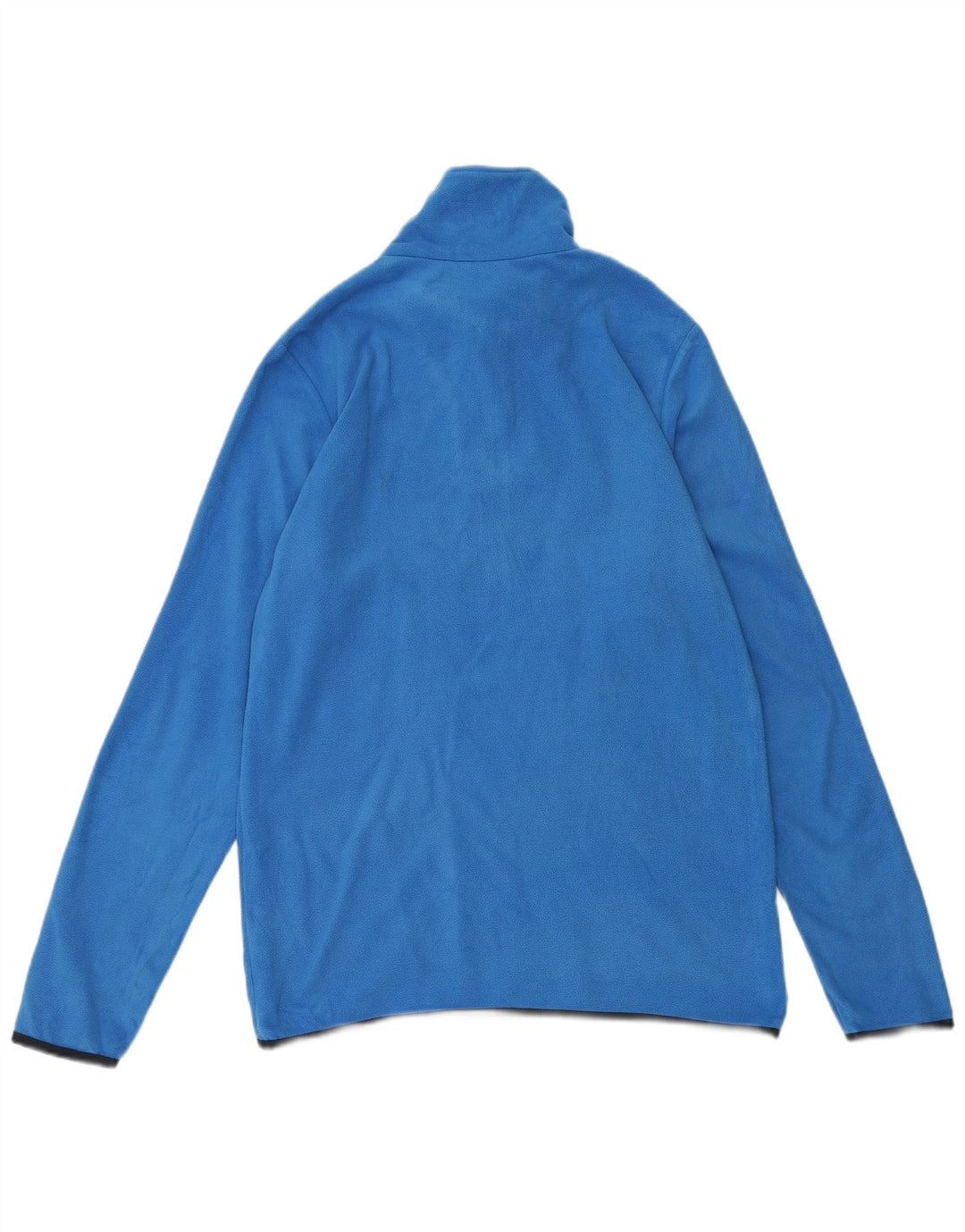 LOTTO Mens Zip Neck Fleece Jumper Medium Blue Polyester