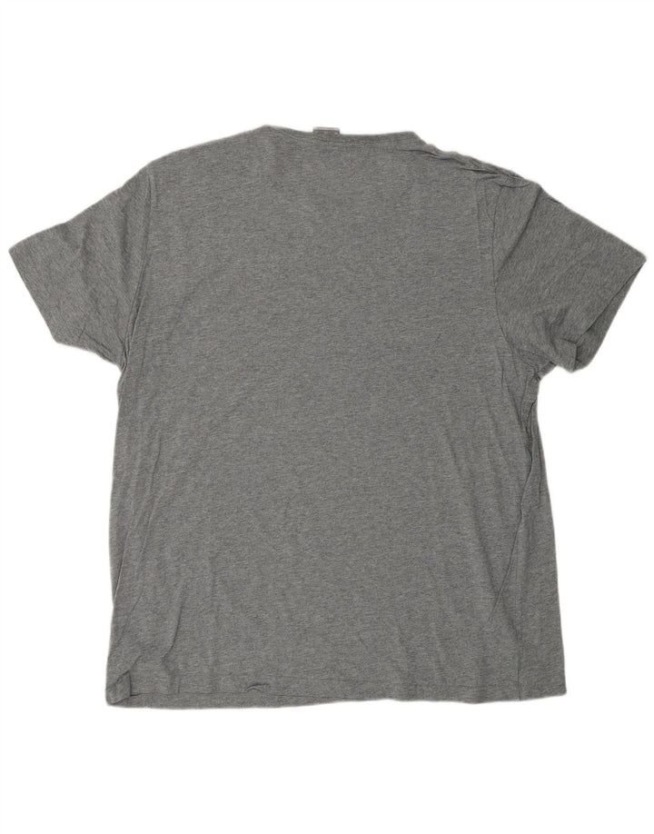 PUMA Mens T-Shirt Top 2XL Grey Flecked