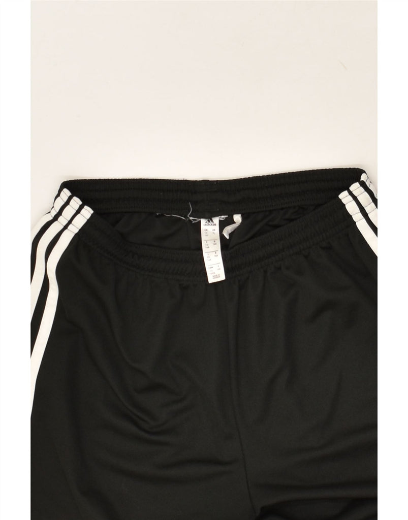 ADIDAS Boys Climalite Graphic Sport Shorts 13-14 Years Black | Vintage Adidas | Thrift | Second-Hand Adidas | Used Clothing | Messina Hembry 