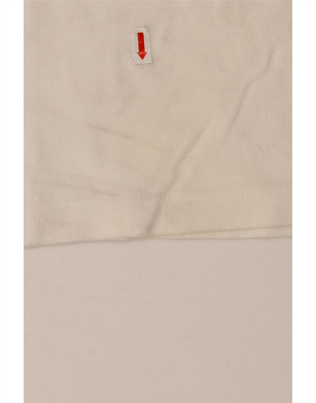 CHAMPION Womens Crop Sleeveless Polo Shirt UK 16 Large White Cotton