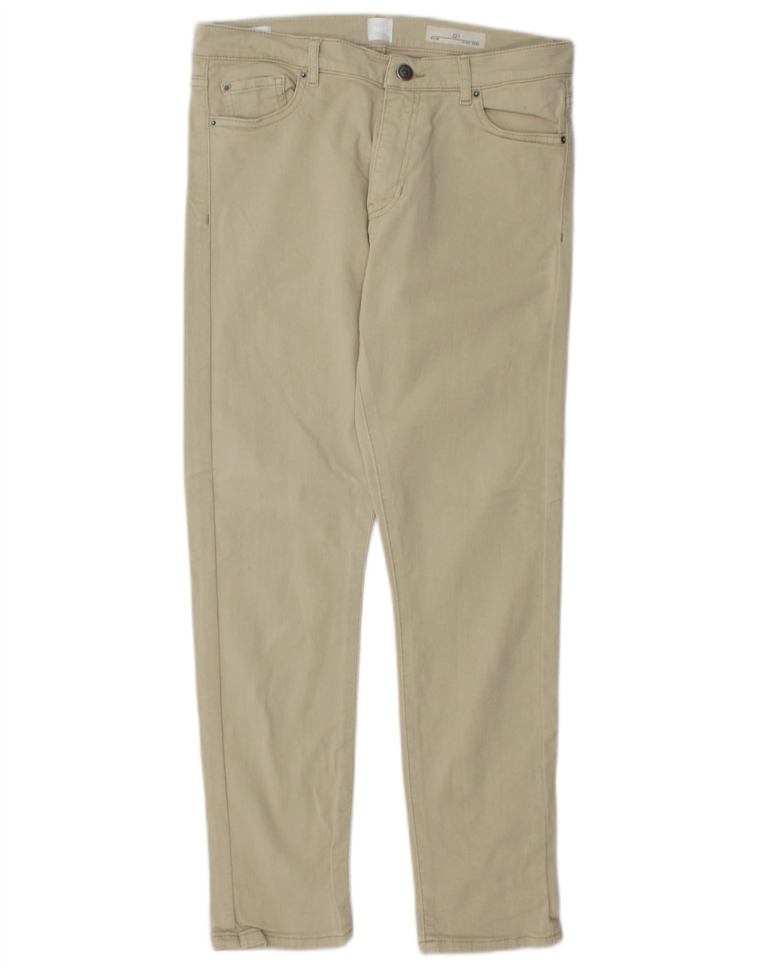 HUGO BOSS Womens High Rise Slim Jeans W29 L28 Green Cotton