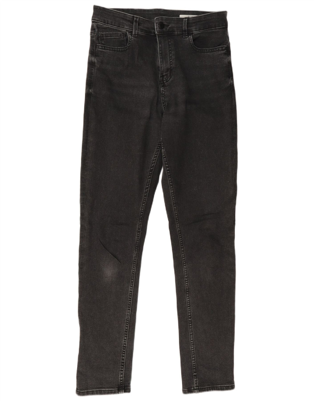 Marks & Spencer Womens Slim Jeans UK 10 Small W27 L29 Black Cotton