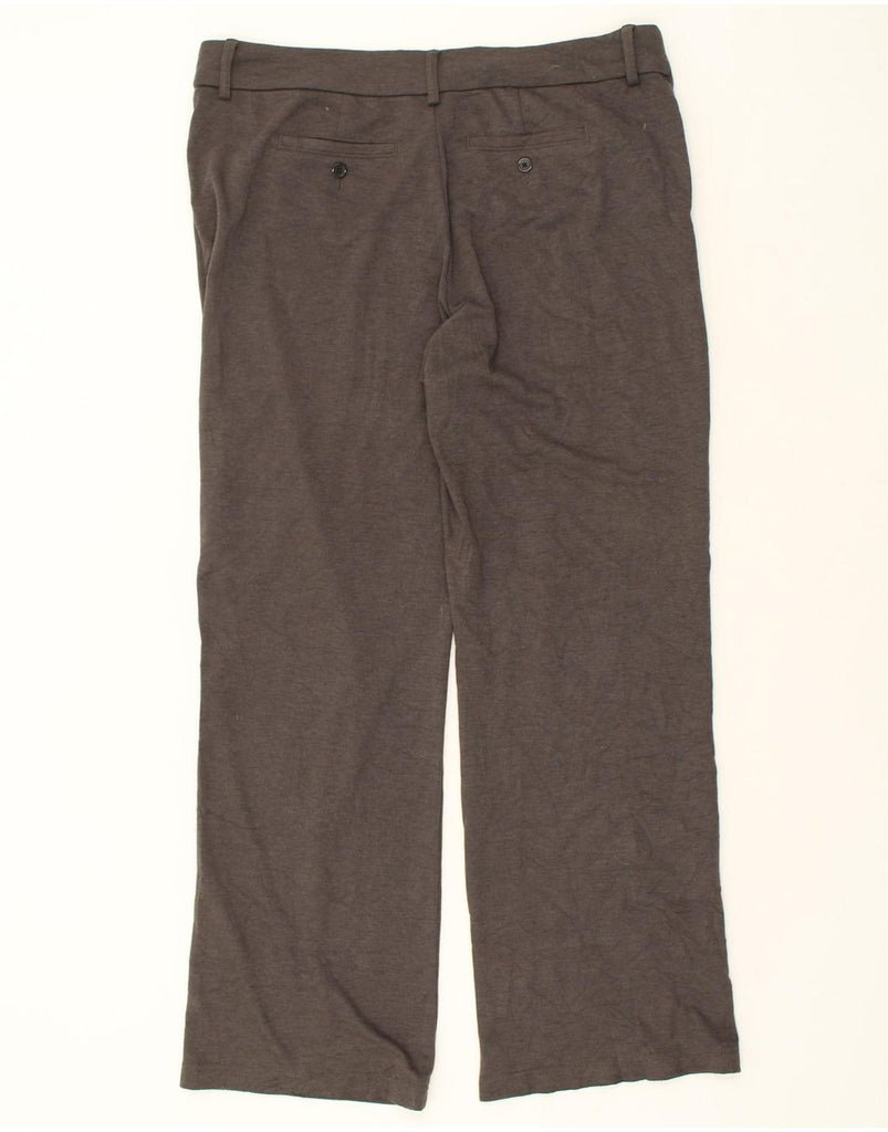 LEE Womens Straight Casual Trousers US 18 2XL W38 L32 Grey Polyester | Vintage Lee | Thrift | Second-Hand Lee | Used Clothing | Messina Hembry 