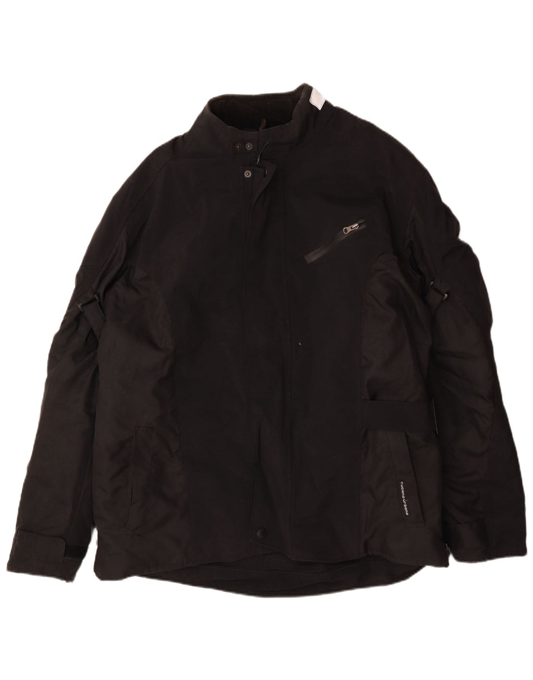 TUCANO URBANO Mens Racer Jacket UK 44 2XL Black Polyester