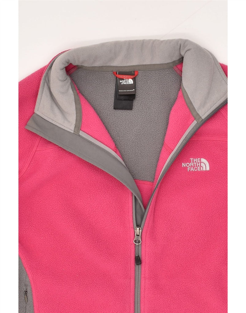 THE NORTH FACE Girls Fleece Jacket 15-16 Years Pink Colourblock | Vintage The North Face | Thrift | Second-Hand The North Face | Used Clothing | Messina Hembry 