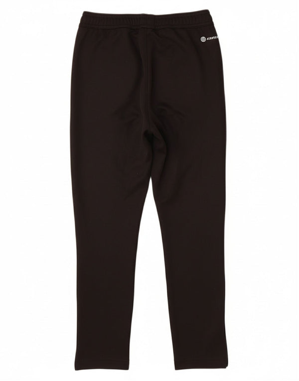 ADIDAS Boys Aeroready Tracksuit Trousers 9-10 Years  Black Polyester