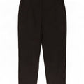 Massimo Dutti Womens Cropped Trousers EU 40 Medium W30 L25 Black Linen