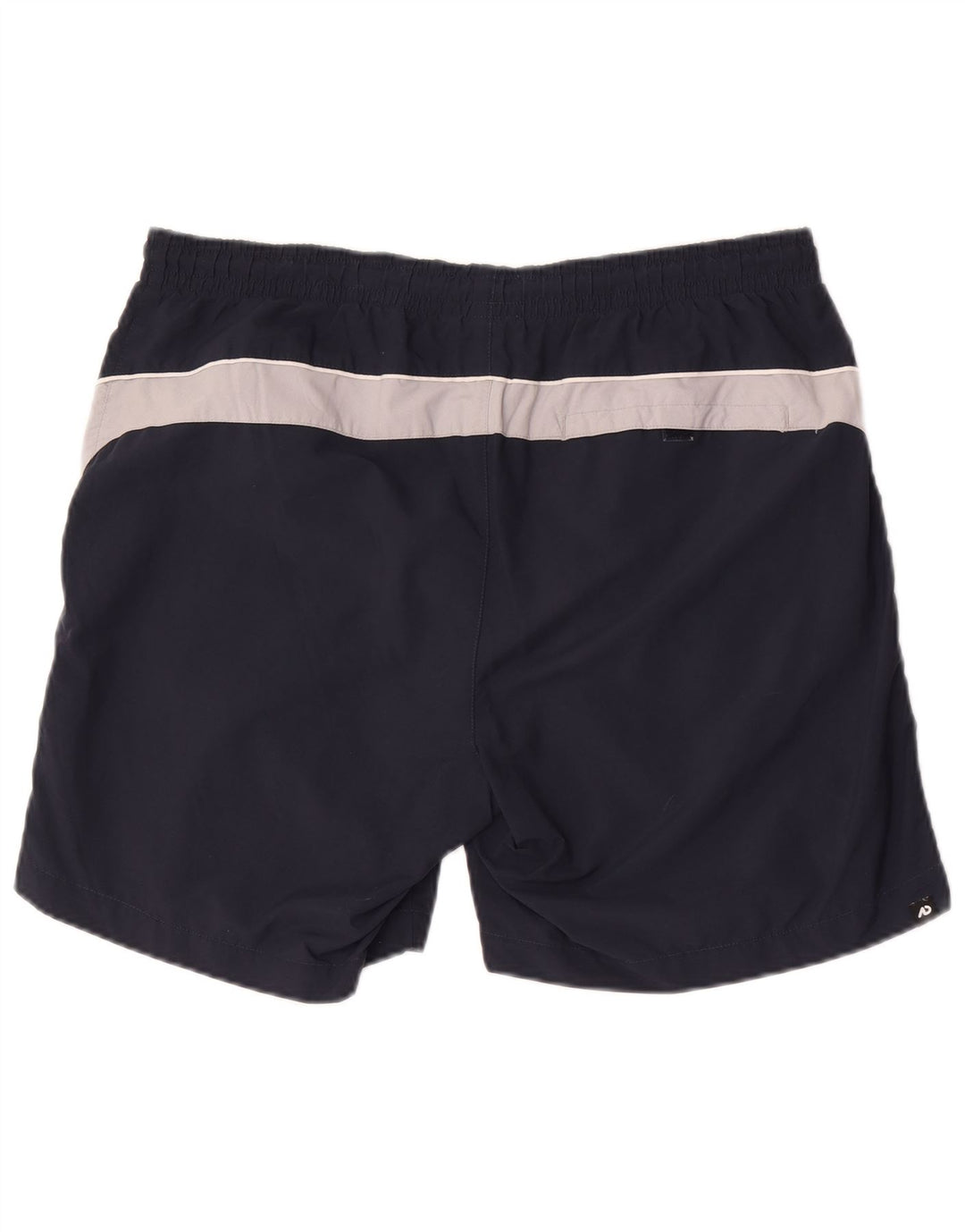 Nike Mens Swimming Shorts Large Navy Blue Colourblock Nylon