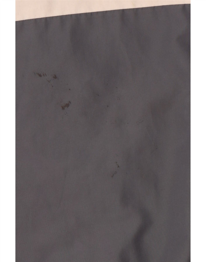 ADIDAS Mens Hooded Reversible Tracksuit Top Jacket XS Khaki Polyester