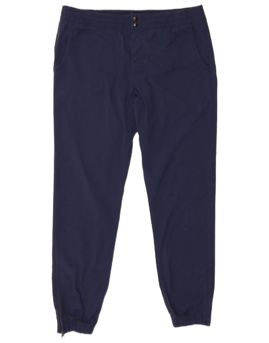 NIKE Mens Tracksuit Trousers Joggers Large  Navy Blue Nylon