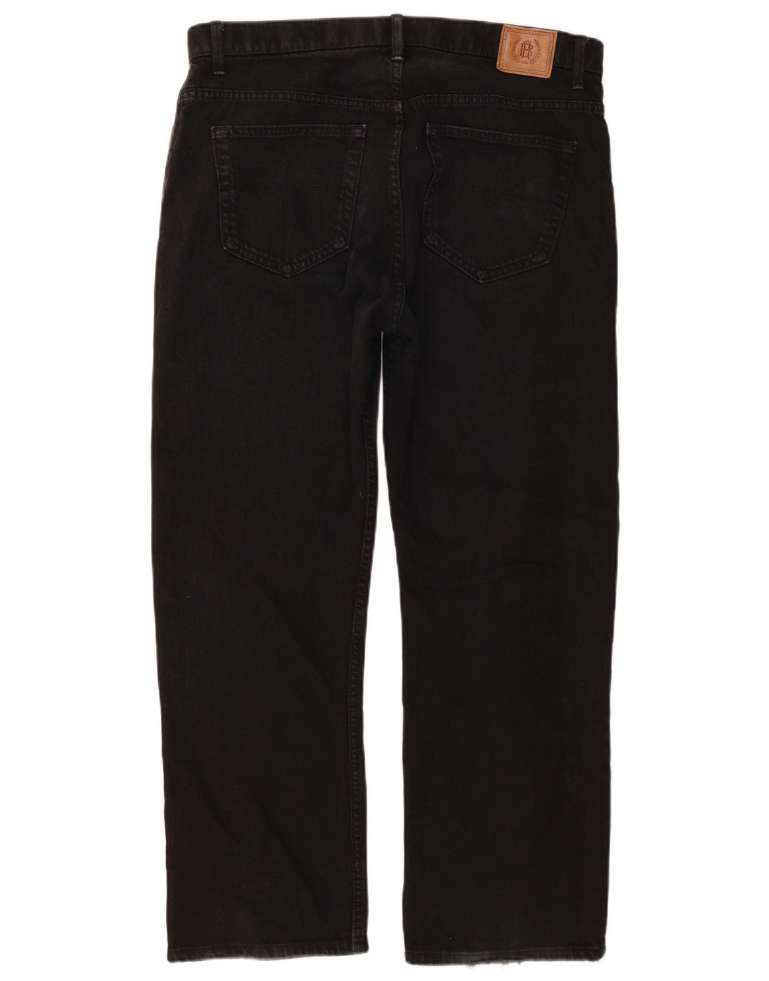 Marks & Spencer Mens Blue Harbour Straight Jeans W36 L29 Black Cotton