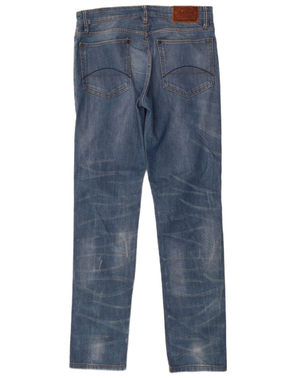 Fat Face Mens Slim Jeans W32 L32 Blue Cotton