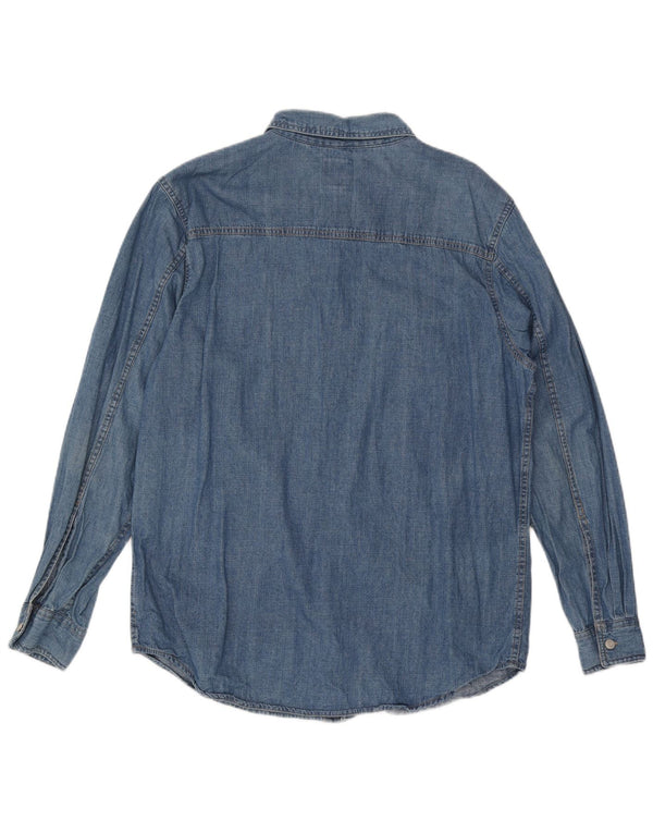 Levi's Mens Denim Shirt Large Blue Cotton