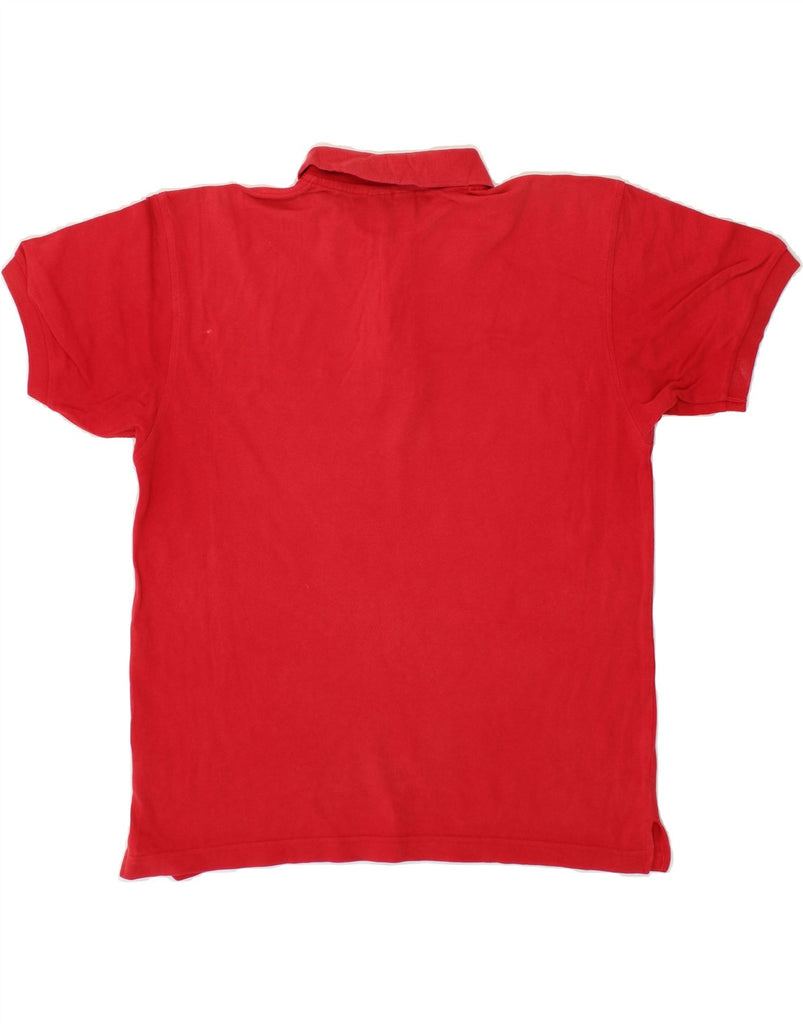 LOTTO Mens Polo Shirt UK 40/42 Medium Red Cotton Vintage Lotto and Second-Hand Lotto from Messina Hembry 