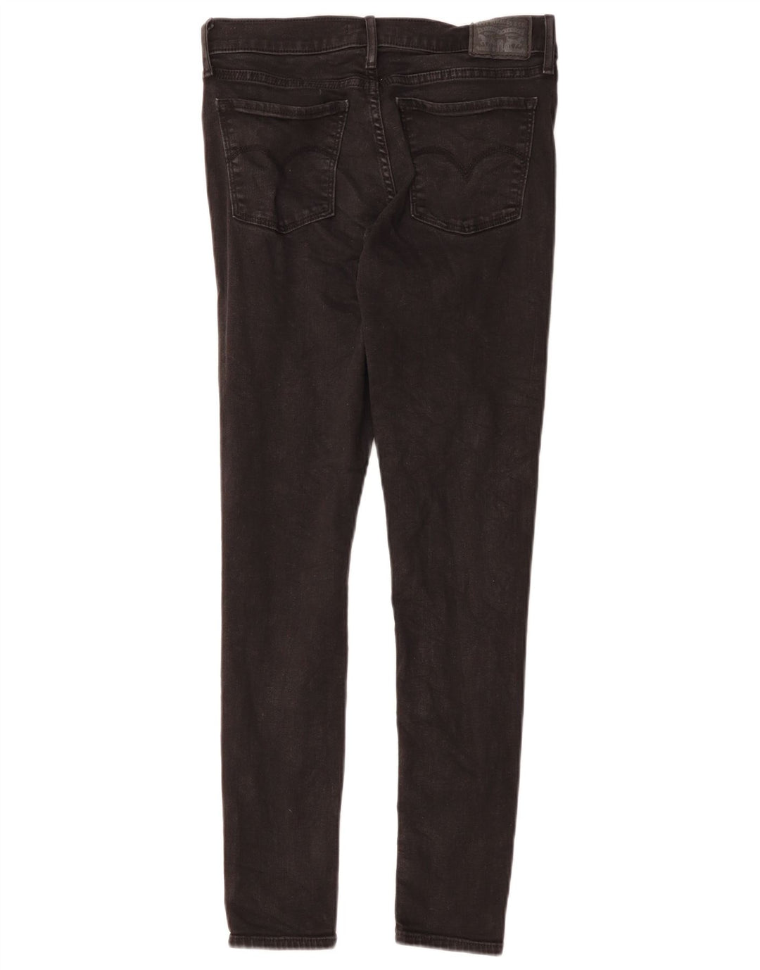 LEVI'S Womens 710 Super Skinny Jeans W29 L28  Black Cotton