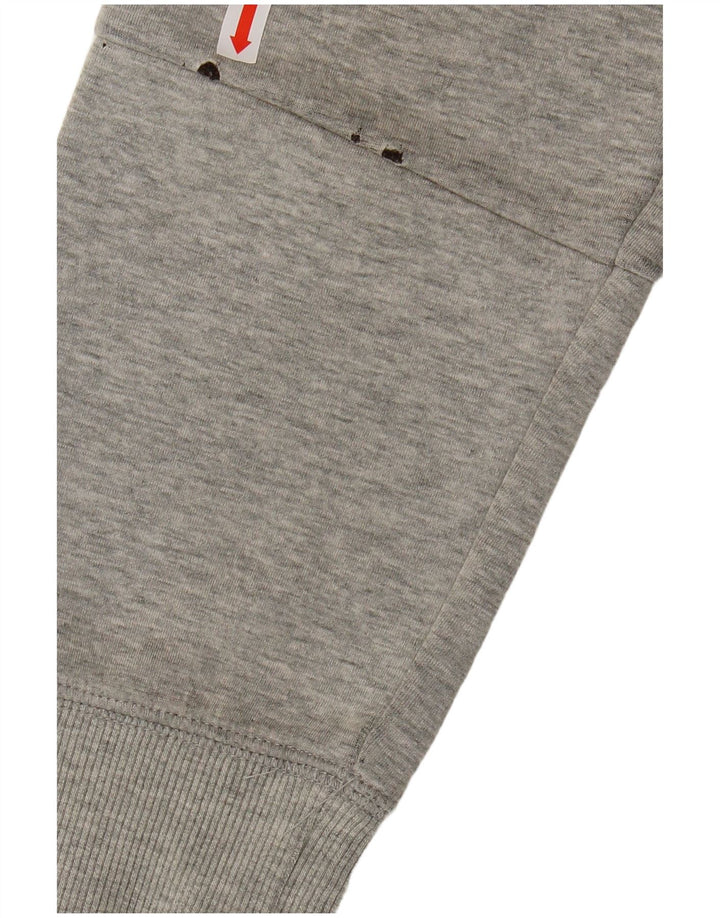 CALVIN KLEIN JEANS Womens Sweatshirt Jumper UK 14 Medium Grey Flecked