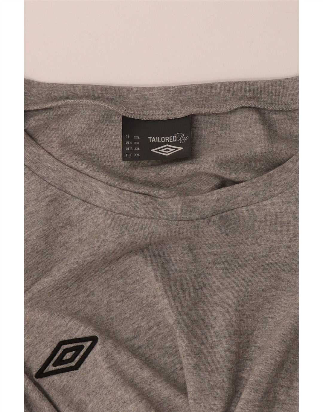 Umbro Mens T-Shirt Top 2XL Grey