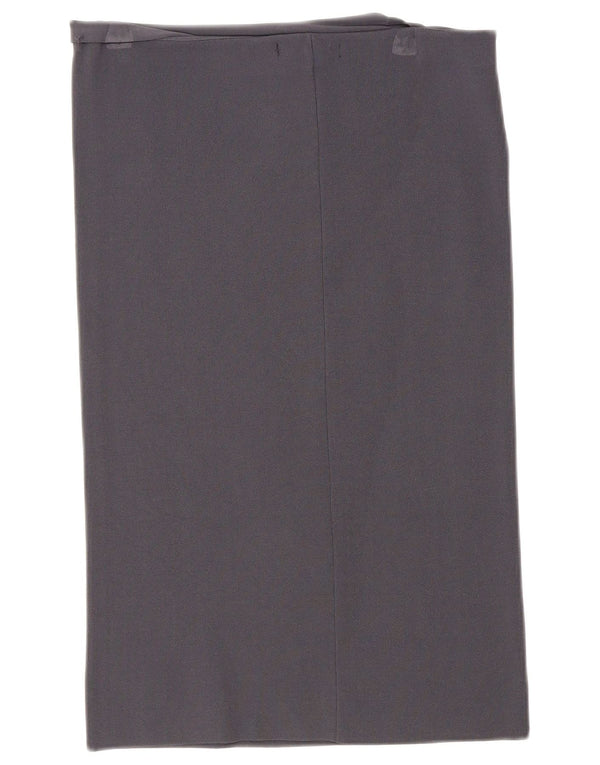Calvin Klein Jeans Womens High Waist Straight Skirt XL W30 Grey Viscose