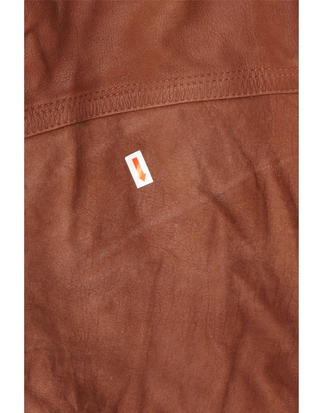 VINTAGE Mens Leather Coat IT 50 Large Brown