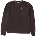 NIKE Mens Loose Fit Sweatshirt Jumper Small Black Cotton