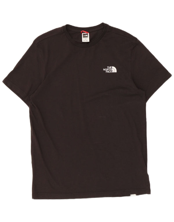 The North Face Mens T-Shirt Top Medium Black Cotton